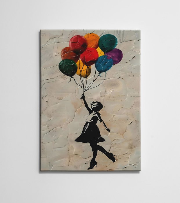 Wallity WY423 Pintura Decorativa en Lienzo Multicolor 50 x 70 cm